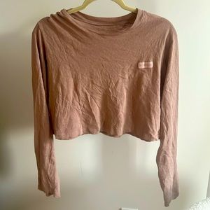 Set Active Basic Crop Long Sleeve